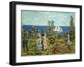 Viewing the Sailboats-Maurice Brazil Prendergast-Framed Giclee Print