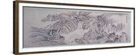 Viewing the Waterfalls at Longqiu, 1847-Dai Xi-Framed Premium Giclee Print