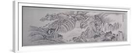 Viewing the Waterfalls at Longqiu, 1847-Dai Xi-Framed Premium Giclee Print