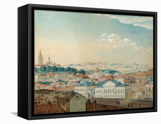 Viewof the Kazan University from the Bolaq, 1842-Andrei Nikolayevich Rakovich-Framed Stretched Canvas