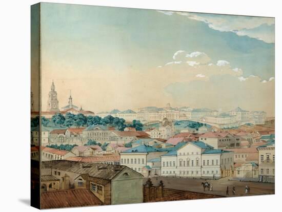 Viewof the Kazan University from the Bolaq, 1842-Andrei Nikolayevich Rakovich-Stretched Canvas