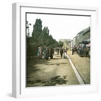 Viewpoint of the Charles Jean Street Leading to the Castle, Oslo (Former Christiania), Norway-Leon, Levy et Fils-Framed Photographic Print