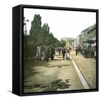 Viewpoint of the Charles Jean Street Leading to the Castle, Oslo (Former Christiania), Norway-Leon, Levy et Fils-Framed Stretched Canvas