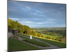 Viewpoint on Box Hill, 2012 Olympics Cycling Road Race Venue, View South over Brockham, Near Dorkin-John Miller-Mounted Photographic Print