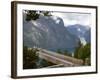 Viewpoint Stegastein Near Aurlandsvangen, Aurlandsfjorden, Sogn Og Fjordane, Norway, Scandinavia, E-Hans Peter Merten-Framed Photographic Print