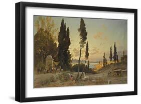 Views across the Bosphorus, Constantinople-Hermann David Salomon Corrodi-Framed Giclee Print