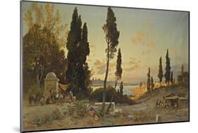 Views across the Bosphorus, Constantinople-Hermann David Salomon Corrodi-Mounted Giclee Print