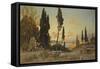 Views across the Bosphorus, Constantinople-Hermann David Salomon Corrodi-Framed Stretched Canvas