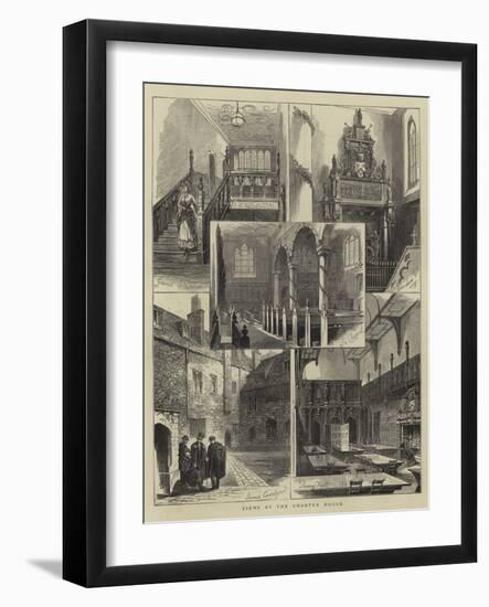 Views at the Charter House-null-Framed Giclee Print