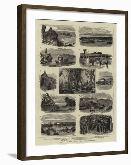 Views at the South Cape of Formosa-null-Framed Giclee Print