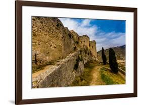 Views from the Fortress of Klis, where Game of Thrones was filmed, Croatia, Europe-Laura Grier-Framed Photographic Print