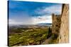 Views from the Fortress of Klis, where Game of Thrones was filmed, Croatia, Europe-Laura Grier-Stretched Canvas