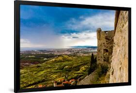 Views from the Fortress of Klis, where Game of Thrones was filmed, Croatia, Europe-Laura Grier-Framed Photographic Print