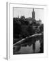Views Glasgow University with the River Kelvin Flowing Alongside-null-Framed Photographic Print