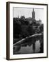 Views Glasgow University with the River Kelvin Flowing Alongside-null-Framed Photographic Print