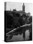Views Glasgow University with the River Kelvin Flowing Alongside-null-Stretched Canvas