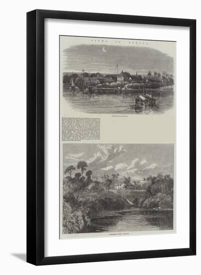 Views in Borneo-null-Framed Giclee Print