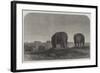 Views in China, Tombs of the Emperors of the Ming Dynasty, at Nankin-null-Framed Giclee Print