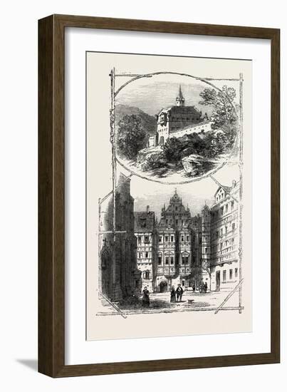 Views in Heidelberg Castle, Germany, 1882-null-Framed Giclee Print