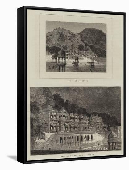 Views in India-Emile Theodore Therond-Framed Stretched Canvas