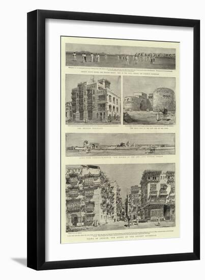 Views in Jeddah, the Scene of the Recent Outbreak-Henry William Brewer-Framed Giclee Print