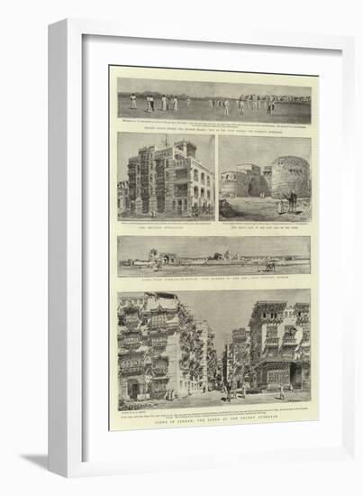 Views in Jeddah, the Scene of the Recent Outbreak-Henry William Brewer-Framed Giclee Print