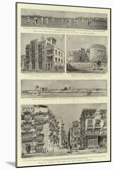 Views in Jeddah, the Scene of the Recent Outbreak-Henry William Brewer-Mounted Giclee Print