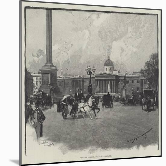 Views in London, Trafalgar Square-George L. Seymour-Mounted Giclee Print