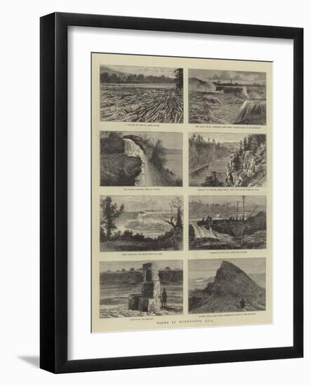 Views in Minnesota, Usa-William Henry James Boot-Framed Giclee Print