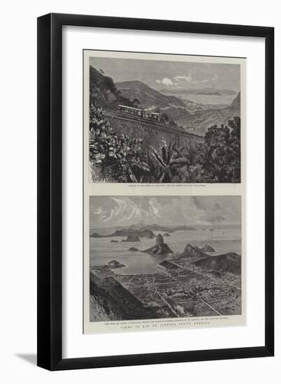 Views in Rio De Janeiro, South America-null-Framed Giclee Print