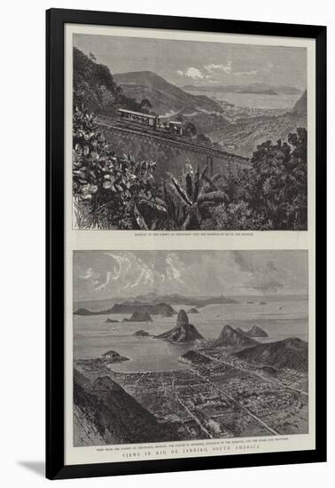 Views in Rio De Janeiro, South America-null-Framed Giclee Print