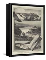 Views in Sweden-Charles Auguste Loye-Framed Stretched Canvas