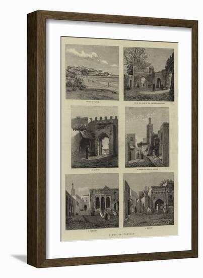 Views in Tangier-null-Framed Giclee Print