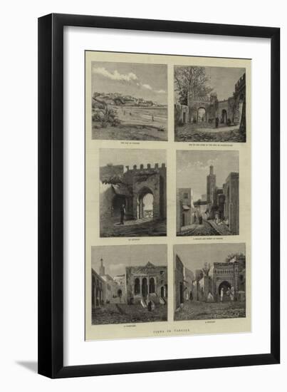 Views in Tangier-null-Framed Giclee Print