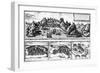 Views of Aden, Mombaza, Quiloa and Cefala, from Georg Braun's 'Civitates Orbis Terrarum',…-Georg and Hogenberg, Franz Braun-Framed Giclee Print