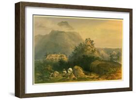 Views of Ancient Monuments in Palenque, Illustration from 'Incidents of Travel in Central…-Frederick Catherwood-Framed Giclee Print