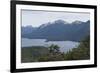 Views of Andes mountains by Lake Nahuel Huapi in Bariloche, Argentina, South America-Julio Etchart-Framed Photographic Print