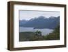 Views of Andes mountains by Lake Nahuel Huapi in Bariloche, Argentina, South America-Julio Etchart-Framed Photographic Print