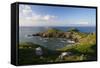 Views of Atlantic Surf at Rumps Point, Pentire Headland, North Cornwall, England-Peter Barritt-Framed Stretched Canvas