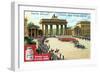 Views of Capitals: Brandenburg Gate, Berlin, C1900-null-Framed Giclee Print