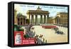 Views of Capitals: Brandenburg Gate, Berlin, C1900-null-Framed Stretched Canvas