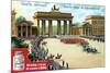 Views of Capitals: Brandenburg Gate, Berlin, C1900-null-Mounted Giclee Print