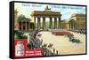 Views of Capitals: Brandenburg Gate, Berlin, C1900-null-Framed Stretched Canvas