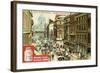 Views of Capitals: Fleet Street, London, C1900-null-Framed Giclee Print