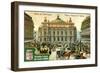 Views of Capitals: Place De L'Opera, Paris, C1900-null-Framed Giclee Print