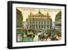 Views of Capitals: Place De L'Opera, Paris, C1900-null-Framed Giclee Print