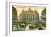 Views of Capitals: Place De L'Opera, Paris, C1900-null-Framed Giclee Print