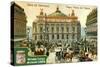 Views of Capitals: Place De L'Opera, Paris, C1900-null-Stretched Canvas