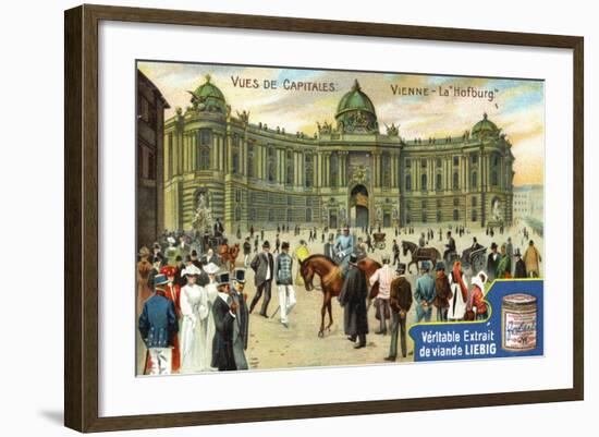 Views of Capitals: the Hofburg, Vienna, C1900-null-Framed Giclee Print