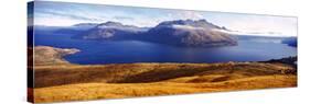 Views of Cecil and Walter Peaks from Deer Park Heights, Lake Wakatipu, South Island, New Zealand-null-Stretched Canvas
